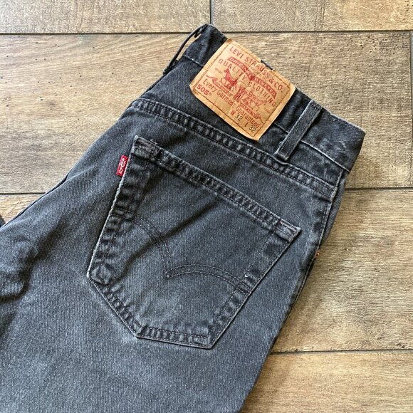Vintage 2000 Black Levi's 505 32W x 32L - Made in USA - Picture 2 of 14